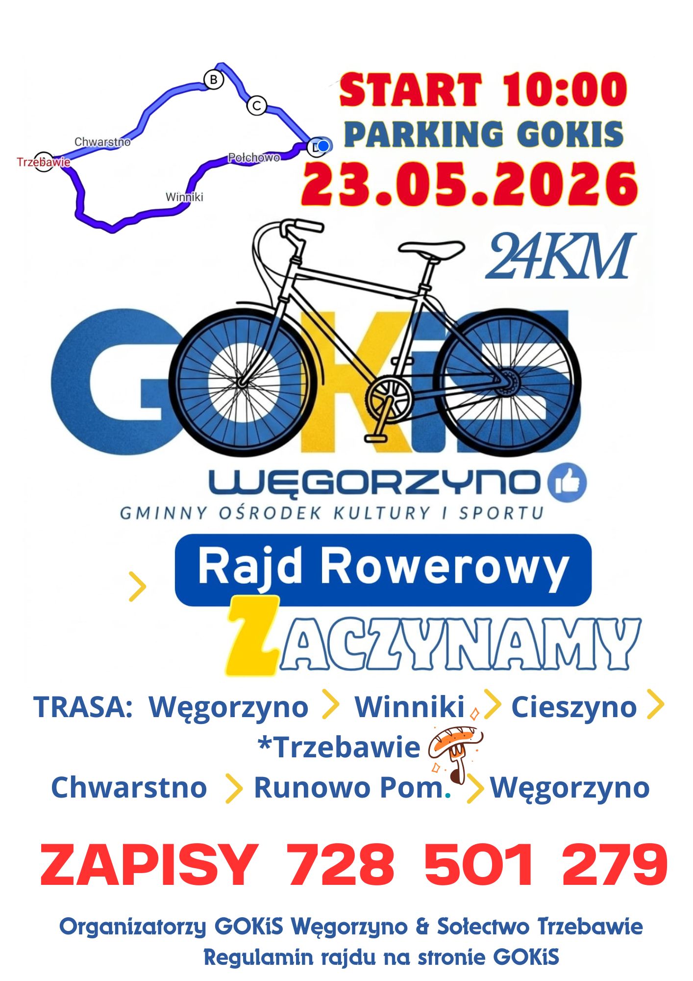I RJD ROWEROWY- SEZON 2026
