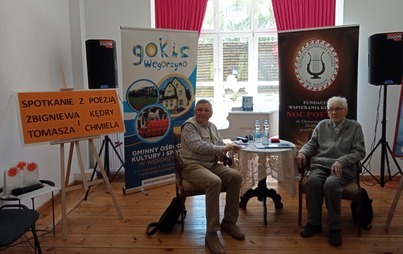 Zdjęcie do SPOTKANIE Z POEZJĄ PANA ZBIGNIEWA KĘDRY I PANA TOMASZA CHMIELA